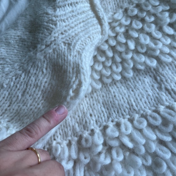 Faherty Cream Textured Sweater - Picture 7 of 8